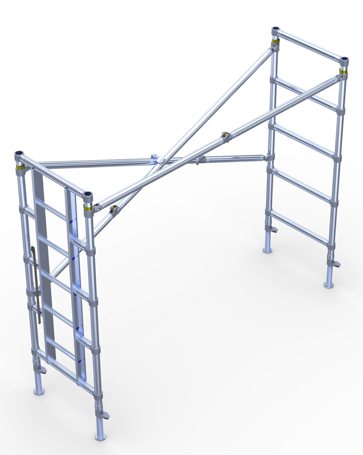 Instant Zip-Up VX/Click-Up underdel 0,75x2,50m med stege