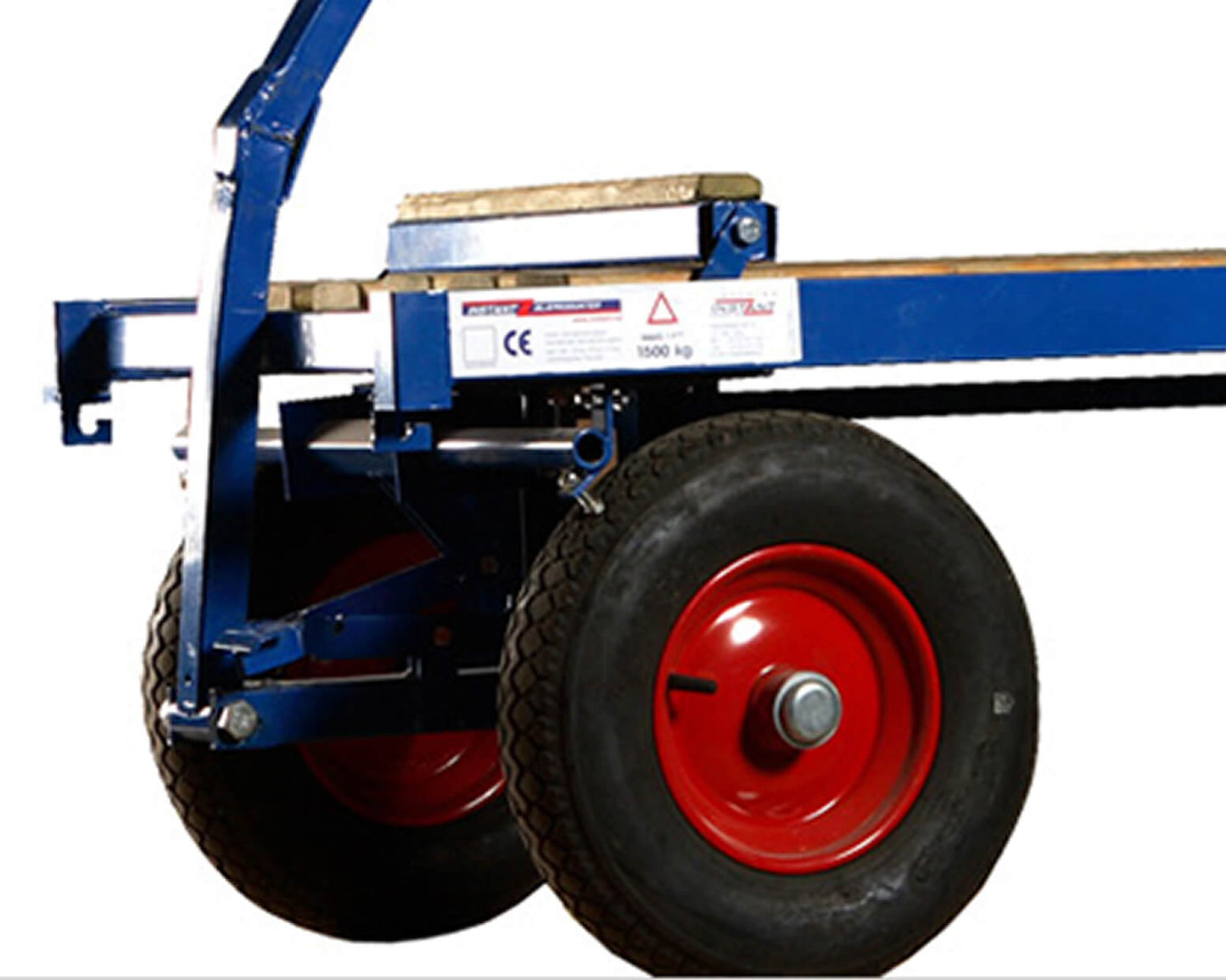 Fyrhjulsstyrd flakvagn 70×150