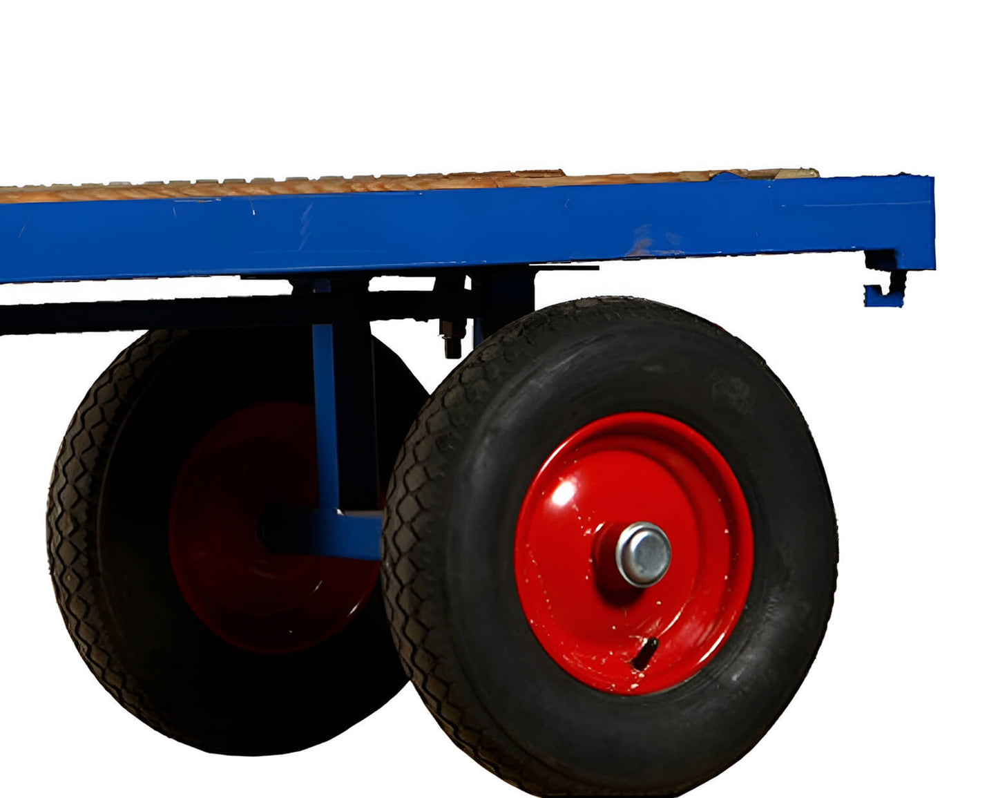 Fyrhjulsstyrd flakvagn 70×150