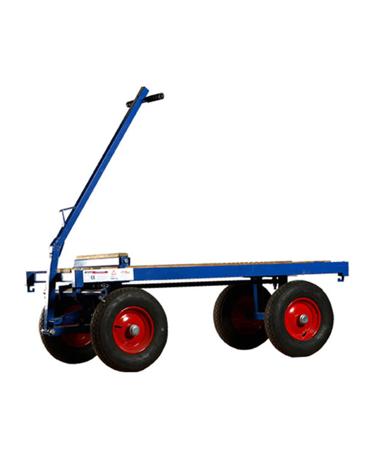 Fyrhjulsstyrd flakvagn 70×150