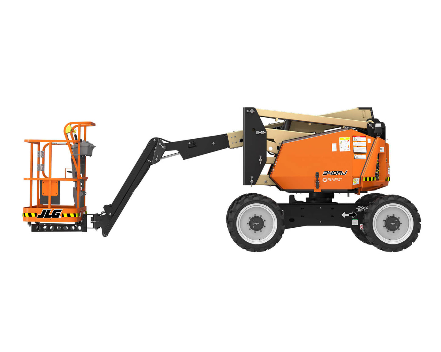 JLG 340AJ Bomlift vikbom utomhus diesel