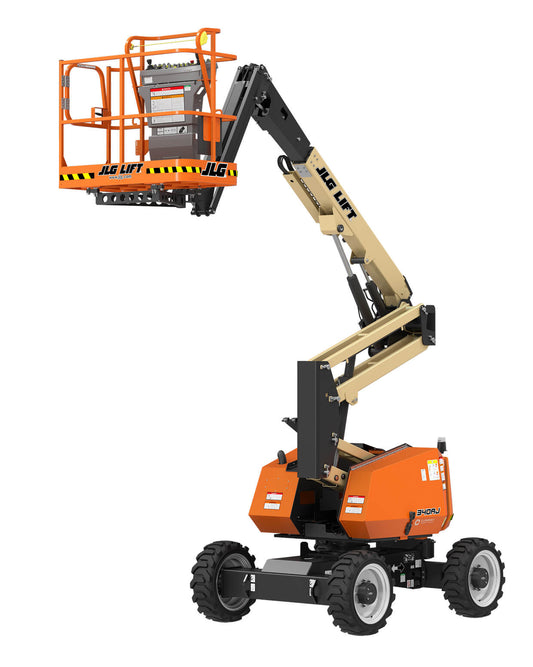 JLG 340AJ Bomlift vikbom utomhus diesel