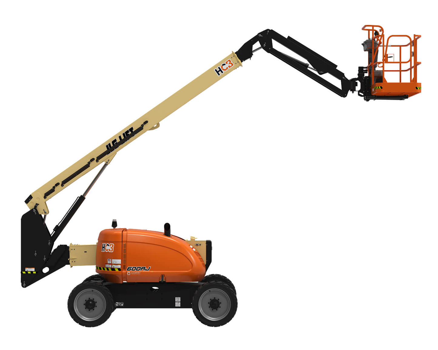 JLG 600AJ HC3 Bomlift vikbom utomhus diesel