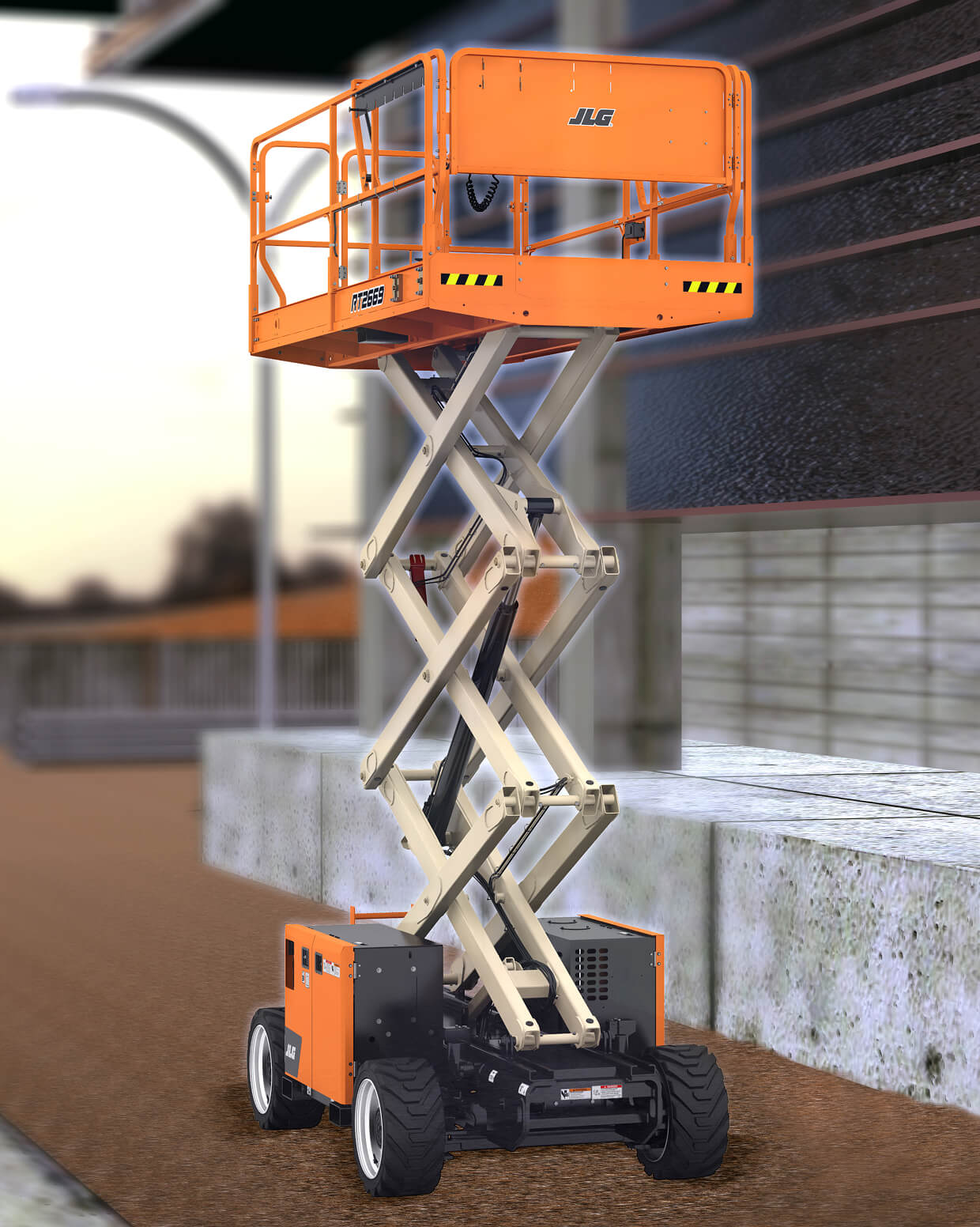 JLG RT2669 Saxlift utomhus diesel