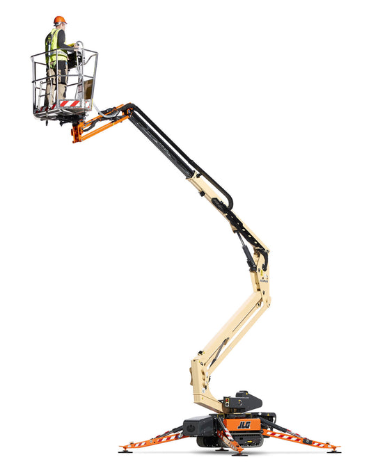 JLG X13SJP Bomlift vikbom stödben larvband