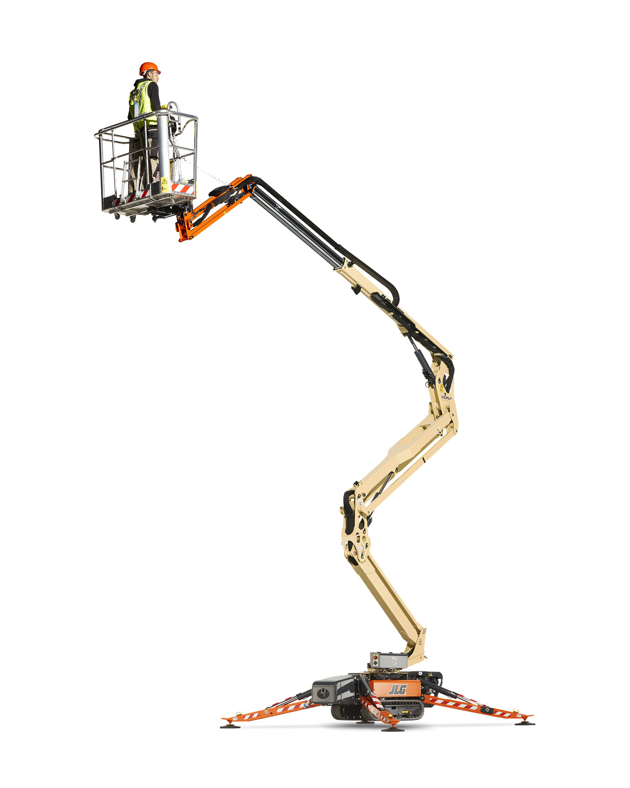 JLG X15J Plus Bomlift vikbom stödben larvband