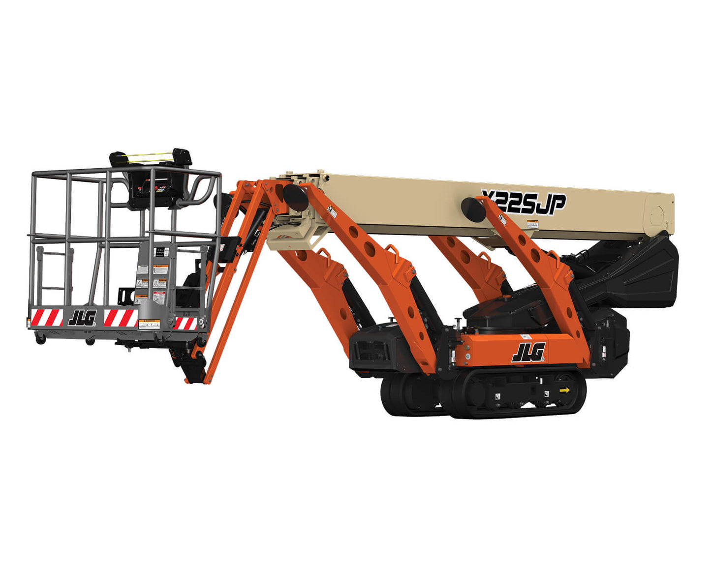 JLG X22SJP Bomlift teleskop stödben larvband