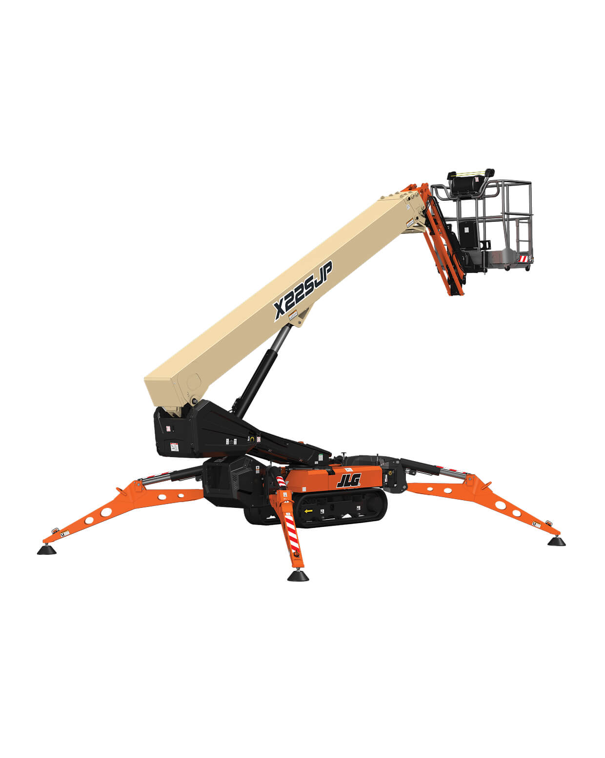 JLG X22SJP Bomlift teleskop stödben larvband