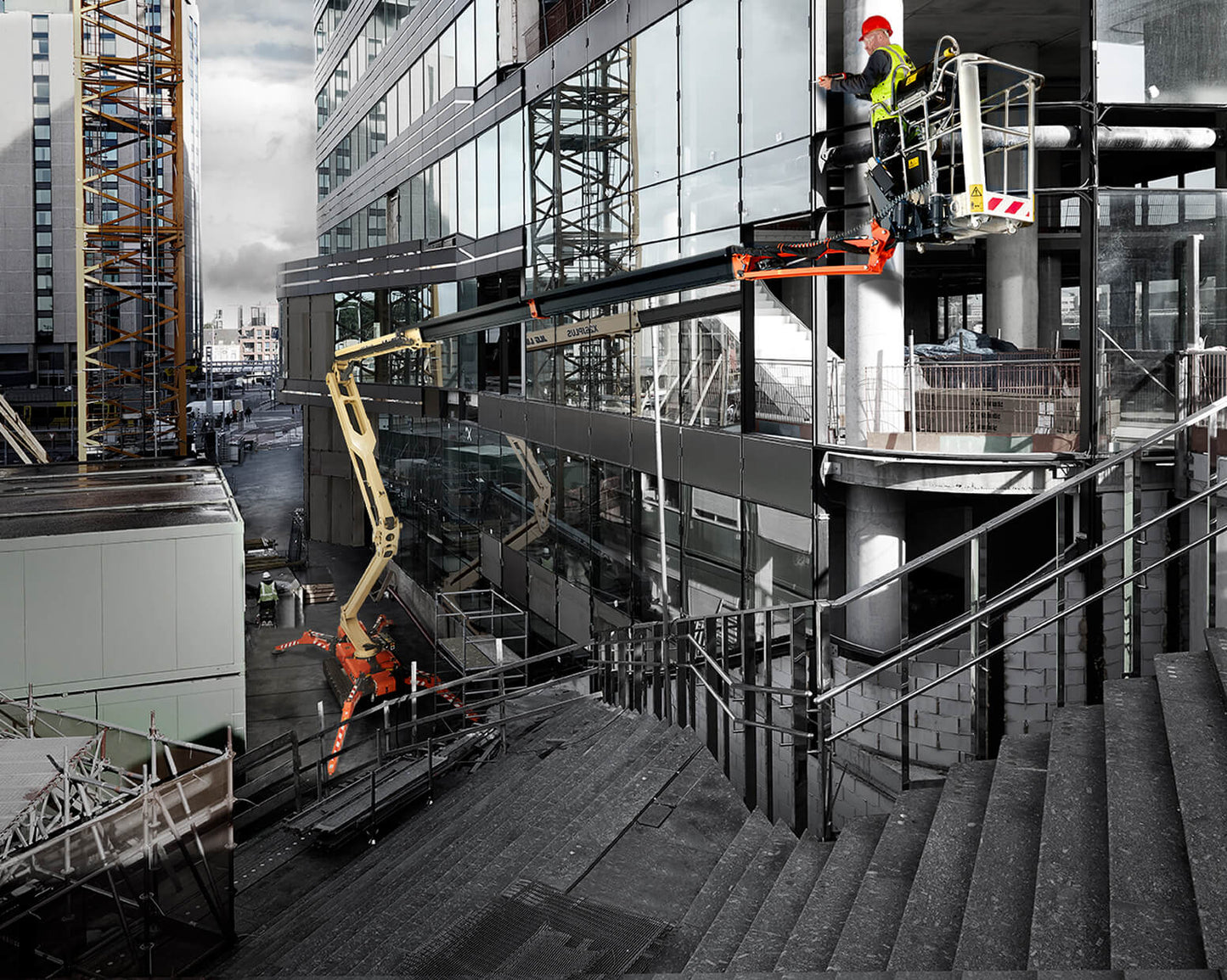 JLG X26J Plus Bomlift vikbom stödben larvband