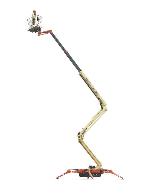 JLG X26J Plus Bomlift vikbom stödben larvband