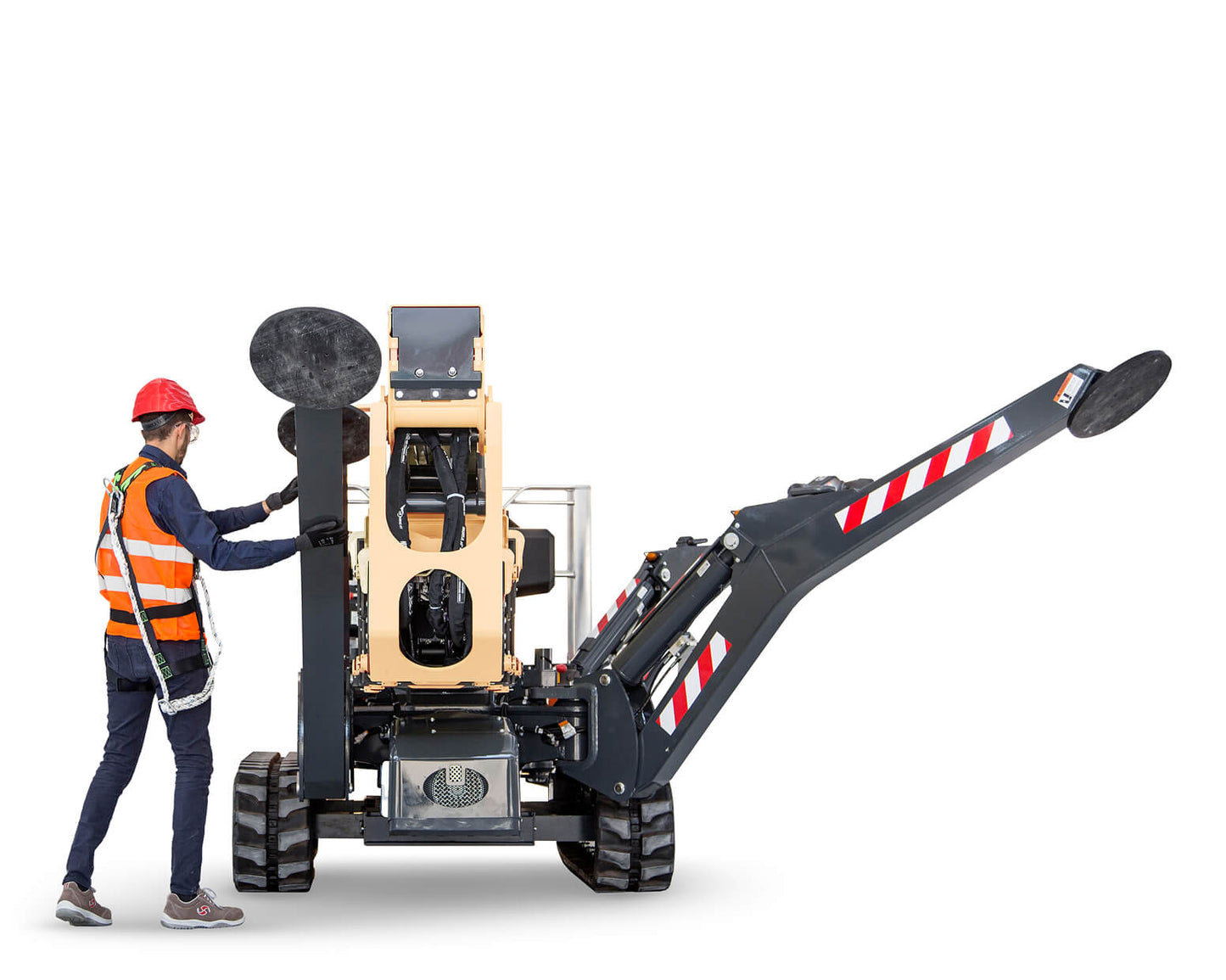 JLG X33J Plus Bomlift vikbom stödben larvband